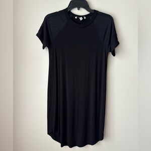 American Eagle Outfitters Black Short Sleeve Dress w/Mesh Sleeves Medium